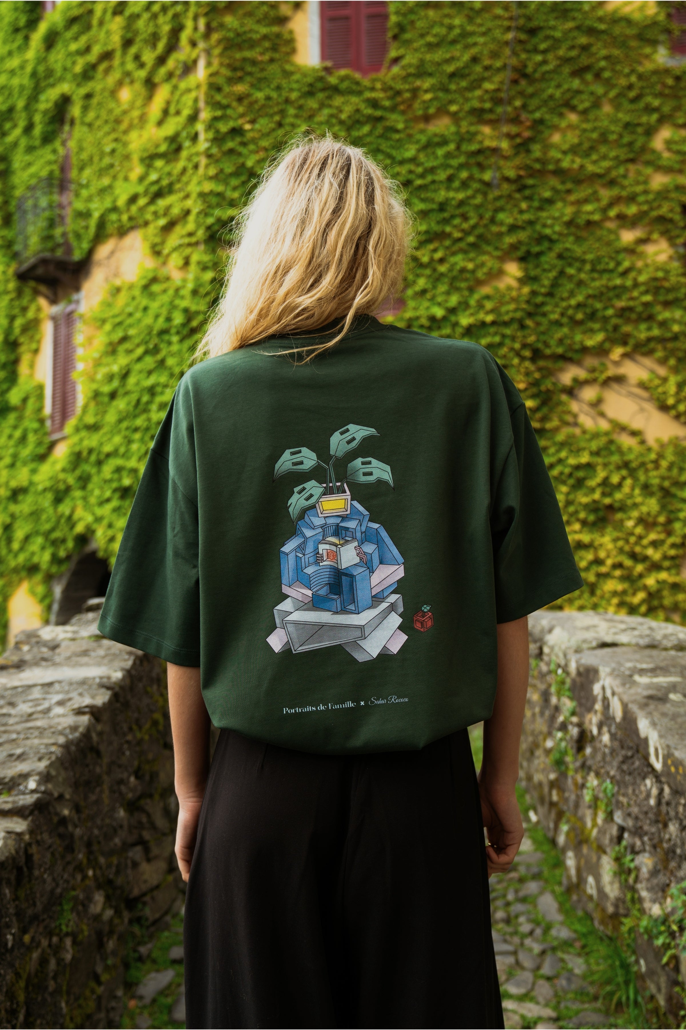 Portraits de Famille Echoes Blooming Tee Back