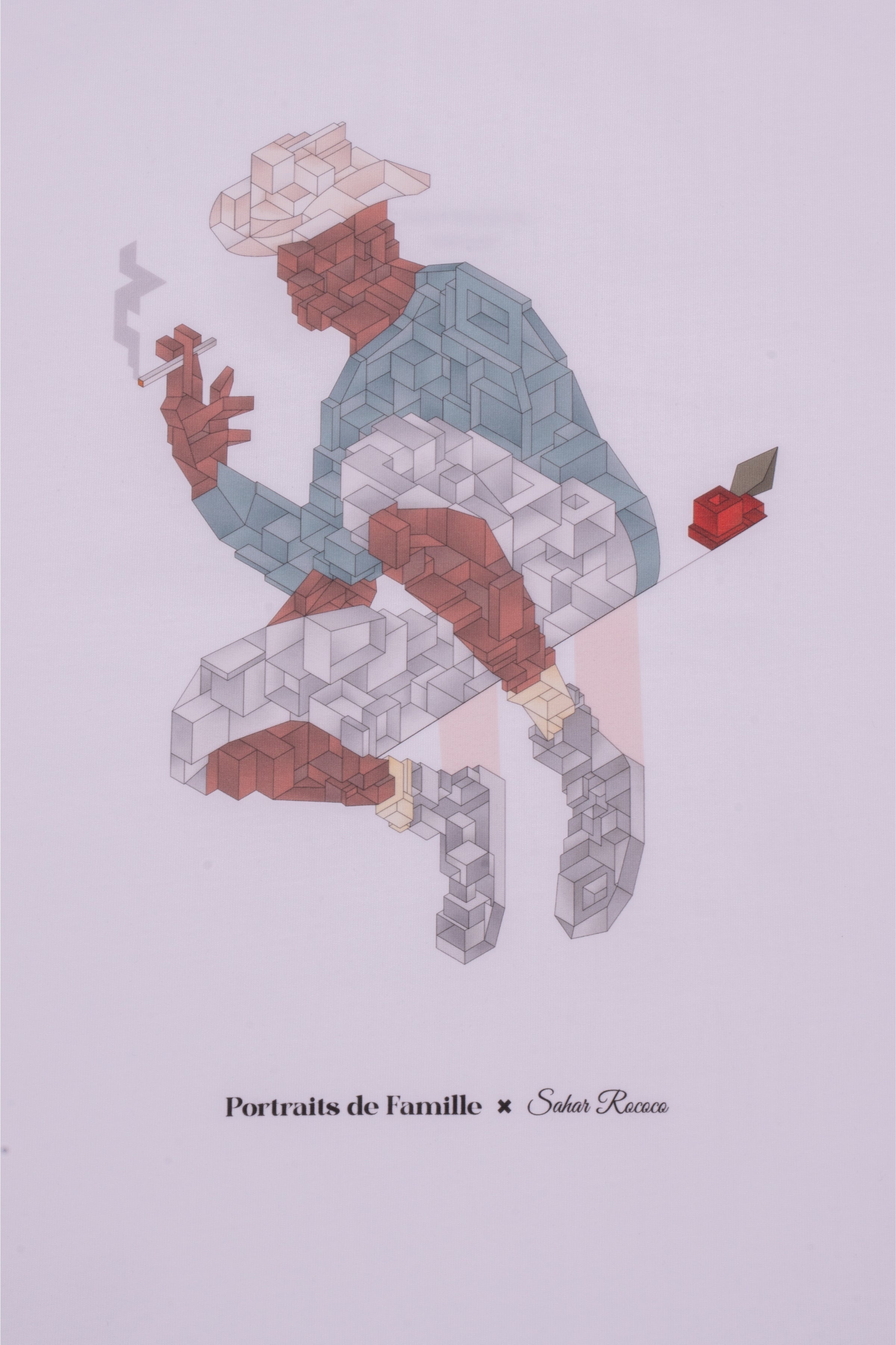Portraits de Famille Echoes Fly Away Details Black