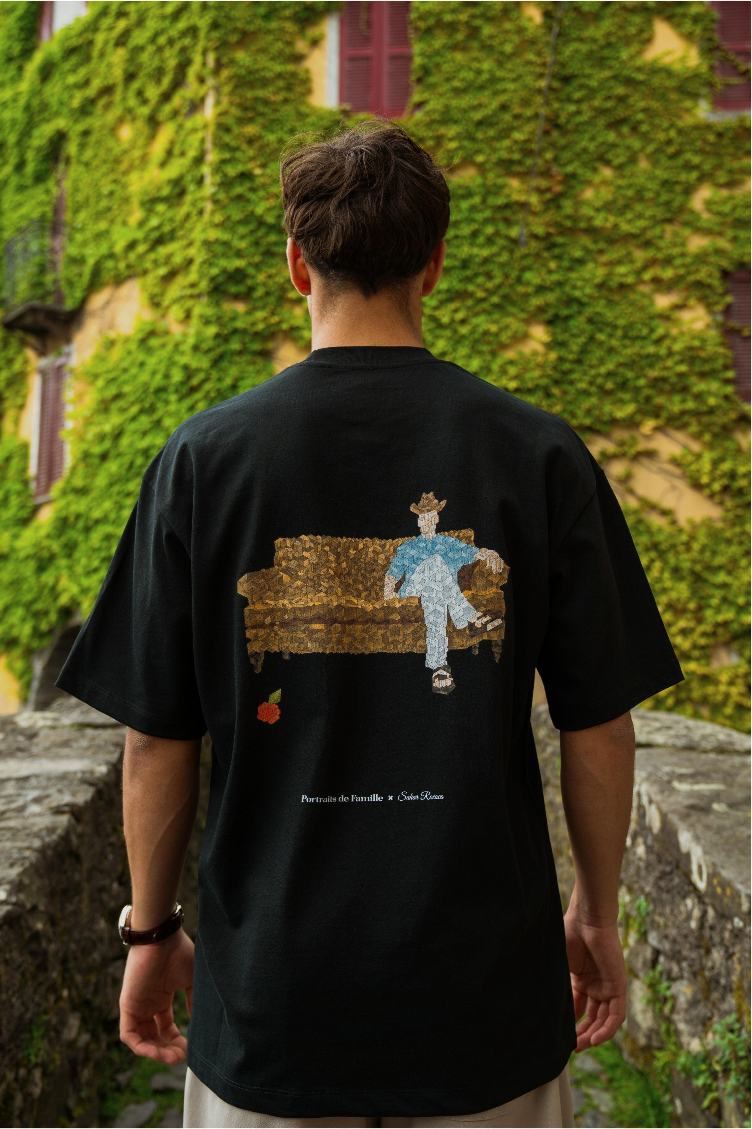 Portraits de Famille Echoes Waiting Room Tee Back