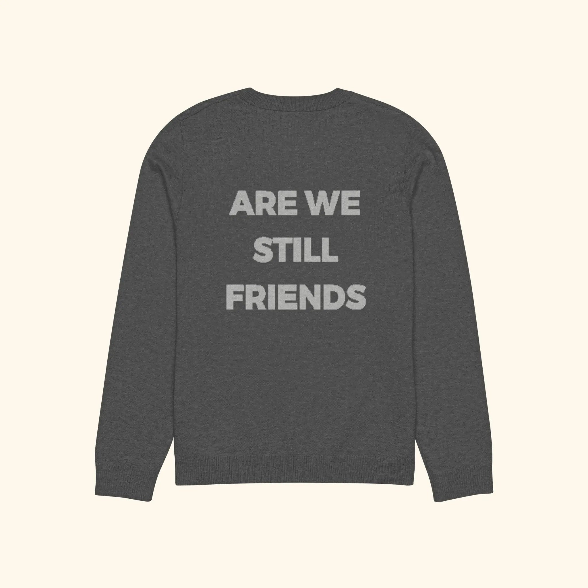 Portraits de Famille The Sweater Question Charcoal Gray Heavy Cotton Back