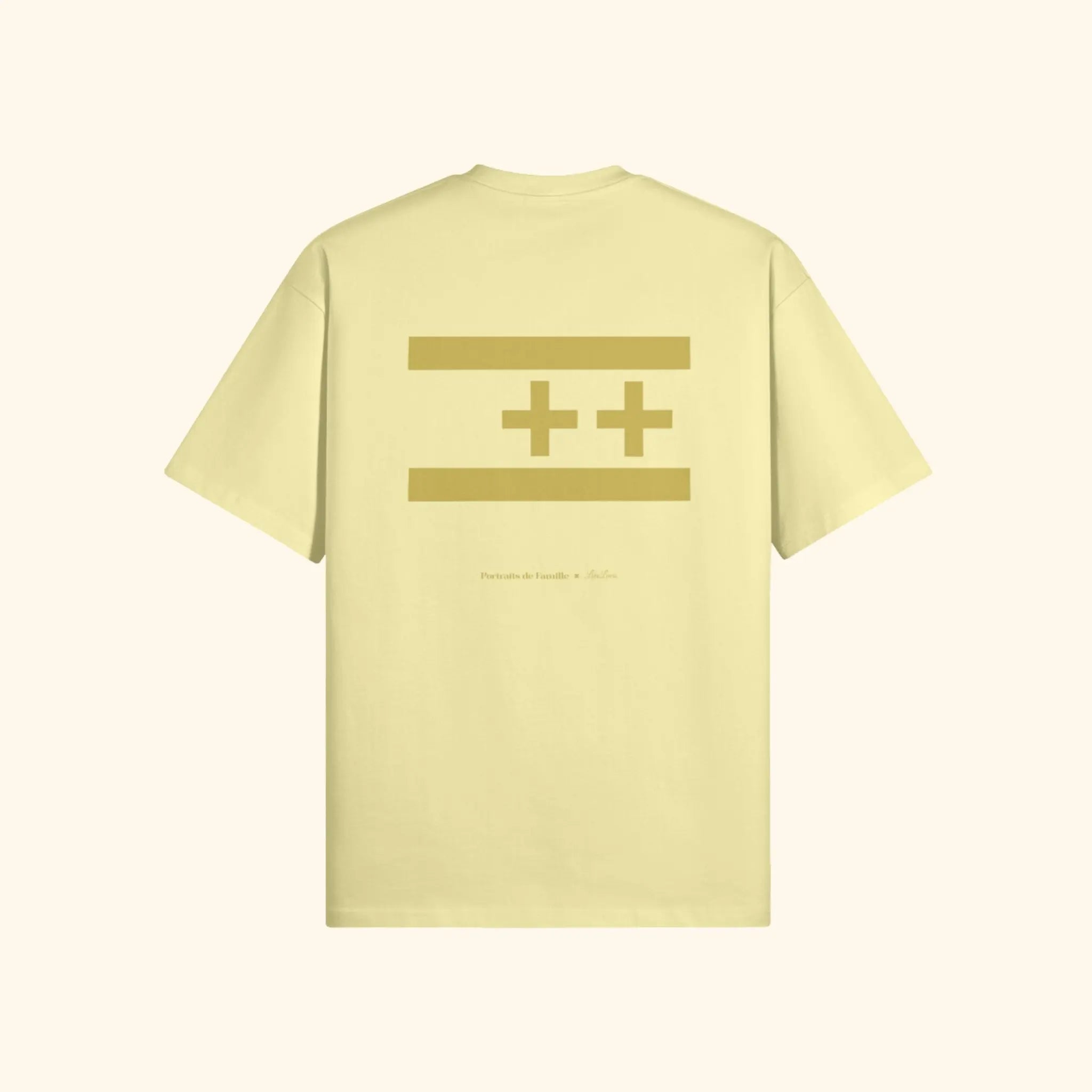 Portraits de Famille The Tee Positive Lemonade Heavy Cotton Back