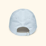 Portraits de Famille The Cap Amigos Pastel Blue Organic Cotton Back