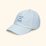 Portraits de Famille The Cap Amigos Pastel Blue Organic Cotton Front Side