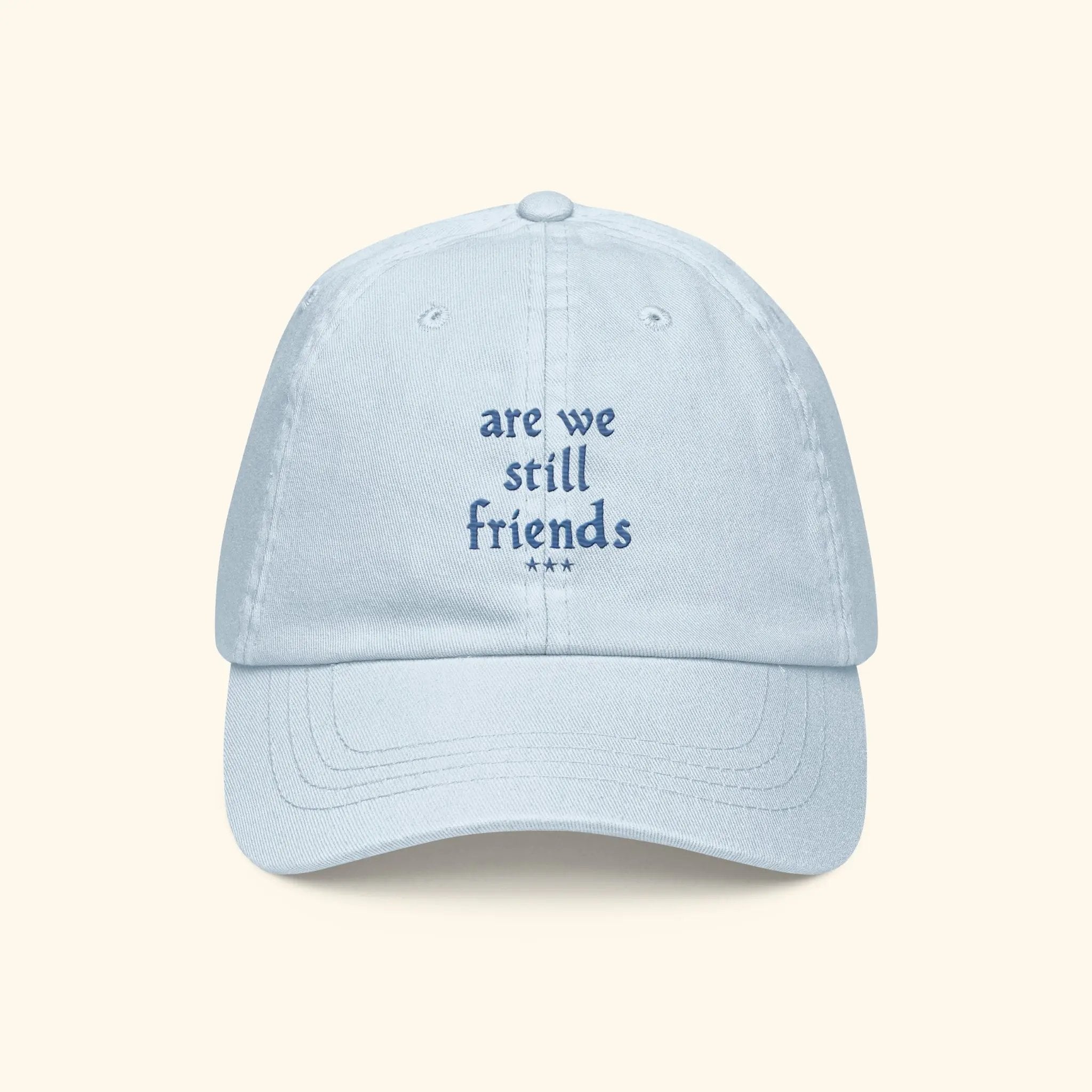 Portraits de Famille The Cap Amigos Pastel Blue Organic Cotton Front