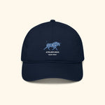 Portraits de Famille Dar VIda The Cap Pasión Pacific Blue Organic Cotton Front