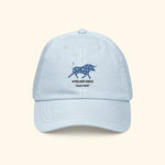 Portraits de Famille Dar VIda The Cap Pasión Pastel Blue Organic Cotton Front