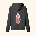 Portraits de Famille Dar Vida The Hoodie Bailaora Midnight Black Heavy Cotton Back