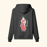 Portraits de Famille Dar Vida The Hoodie Bailaora Midnight Black Heavy Cotton Back