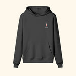 Portraits de Famille Dar Vida The Hoodie Bailaora Midnight Black Heavy Cotton Front