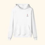 Portraits de Famille Dar Vida The Hoodie Bailaora Off White Heavy Cotton Front