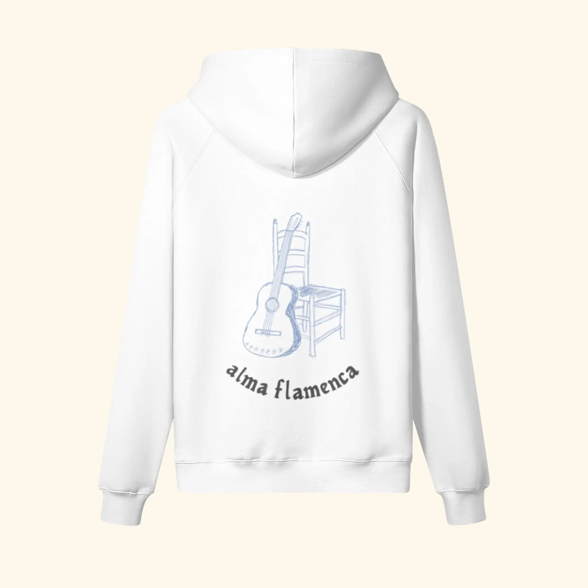 Portraits de Famille Dar Vida The Hoodie Flamenca Off White Heavy Cotton Back