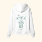 Portraits de Famille Dar Vida The Hoodie Flor Off White Heavy Cotton Back