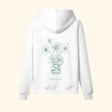 Portraits de Famille Dar Vida The Hoodie Flor Off White Heavy Cotton Back