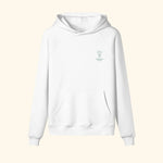 Portraits de Famille Dar Vida The Hoodie Flor Off White Heavy Cotton Front