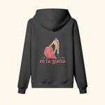Portraits de Famille Dar Vida The Hoodie Gloria Midnight Black Heavy Cotton Back