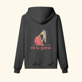 Portraits de Famille Dar Vida The Hoodie Gloria Midnight Black Heavy Cotton Back