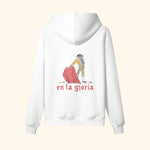 Portraits de Famille Dar Vida The Hoodie Gloria Off White Heavy Cotton Back