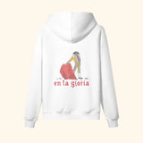 Portraits de Famille Dar Vida The Hoodie Gloria Off White Heavy Cotton Back