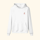 Portraits de Famille Dar Vida The Hoodie Gloria Off White Heavy Cotton Front