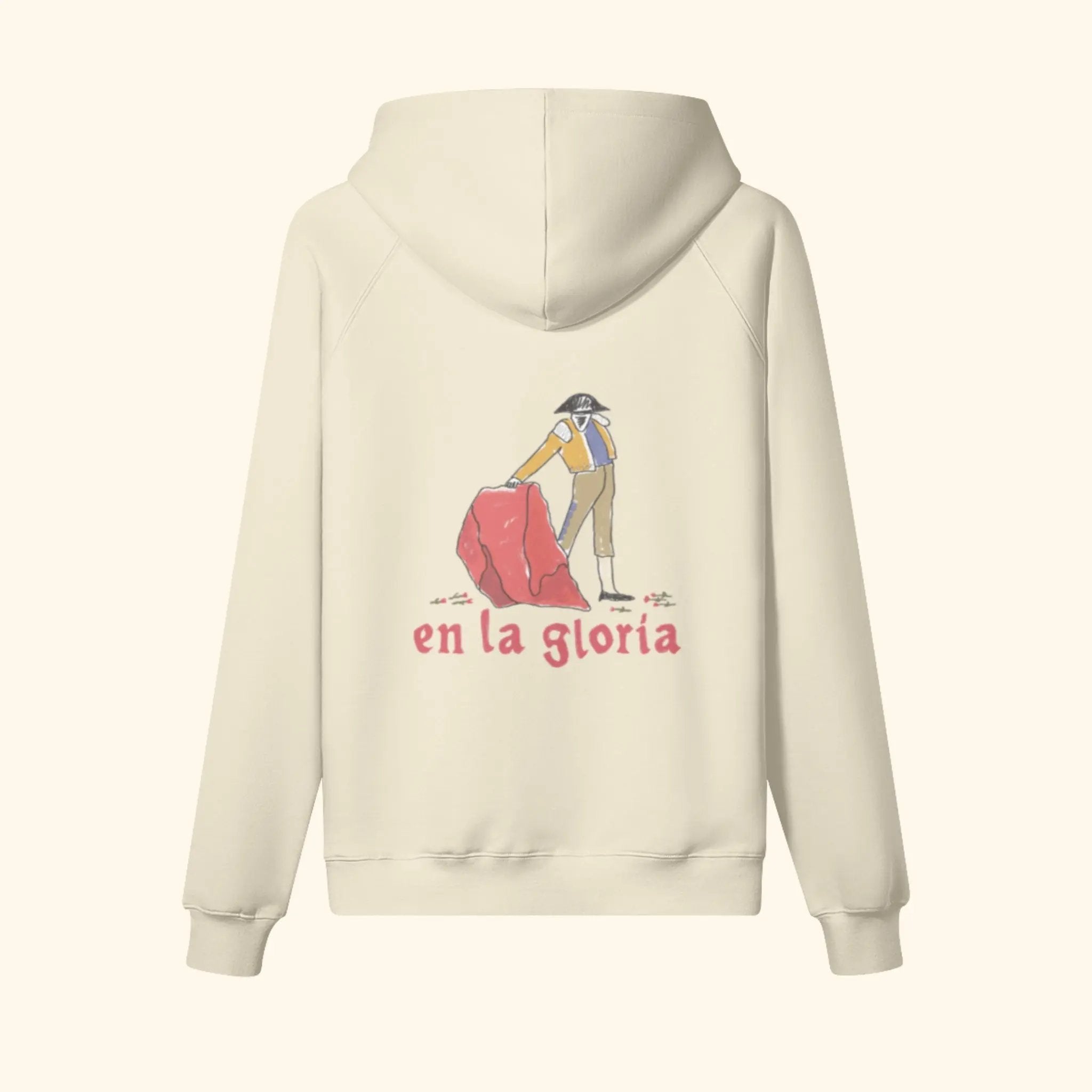 Portraits de Famille Dar Vida The Hoodie Gloria Pastel Beige Heavy Cotton Back