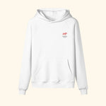 Portraits de Famille Dar Vida The Hoodie Pasión Off White Heavy Cotton Front