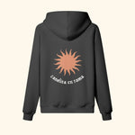 Portraits de Famille Dar Vida The Hoodie Sol Midnight Black Heavy Cotton Back