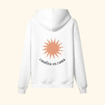 Portraits de Famille Dar Vida The Hoodie Sol Off White Heavy Cotton Back