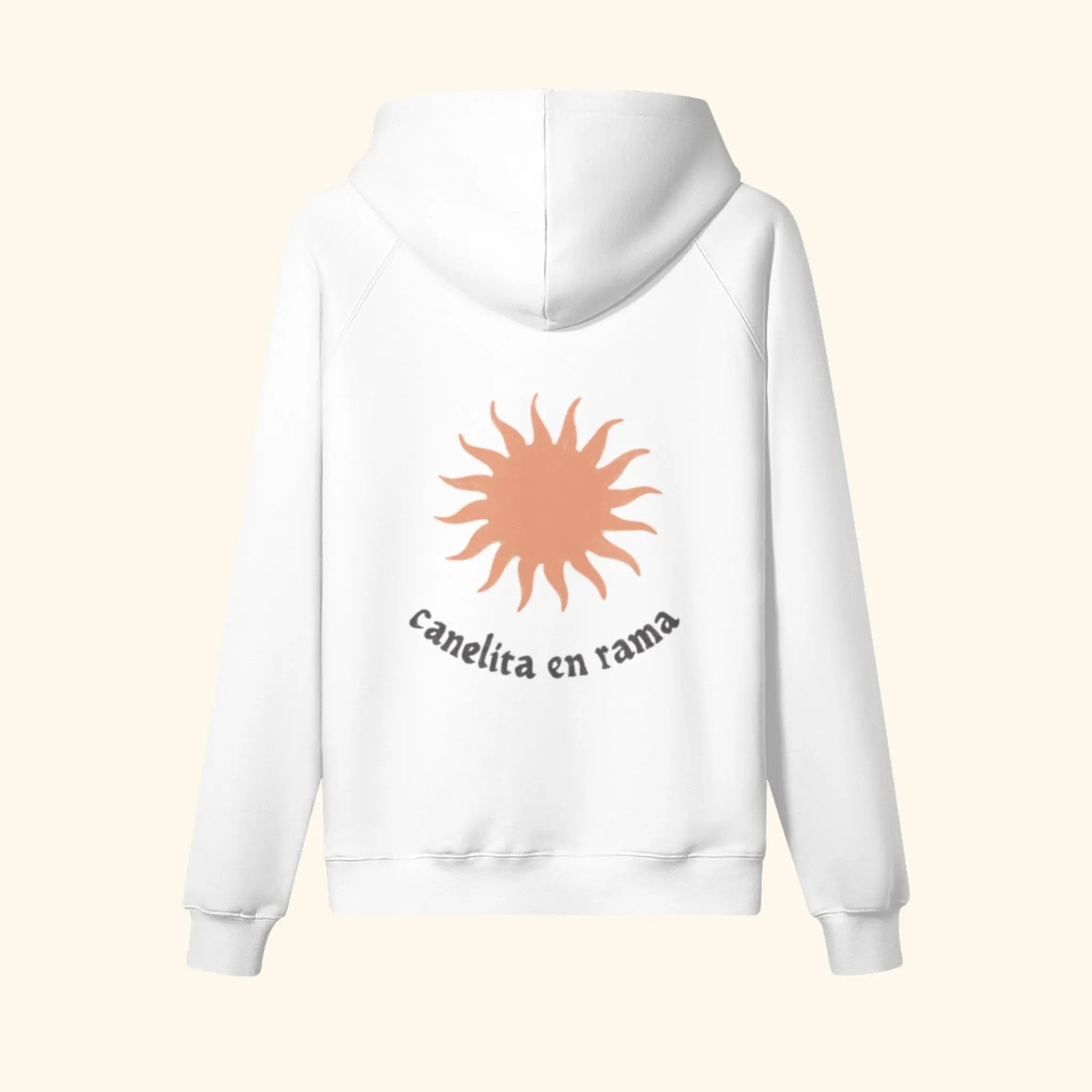 Portraits de Famille Dar Vida The Hoodie Sol Off White Heavy Cotton Back