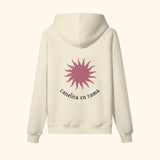 Portraits de Famille Dar Vida The Hoodie Sol Pastel Beige Heavy Cotton Back