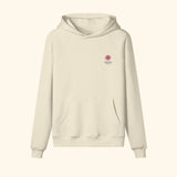 Portraits de Famille Dar Vida The Hoodie Sol Pastel Beige Heavy Cotton Front