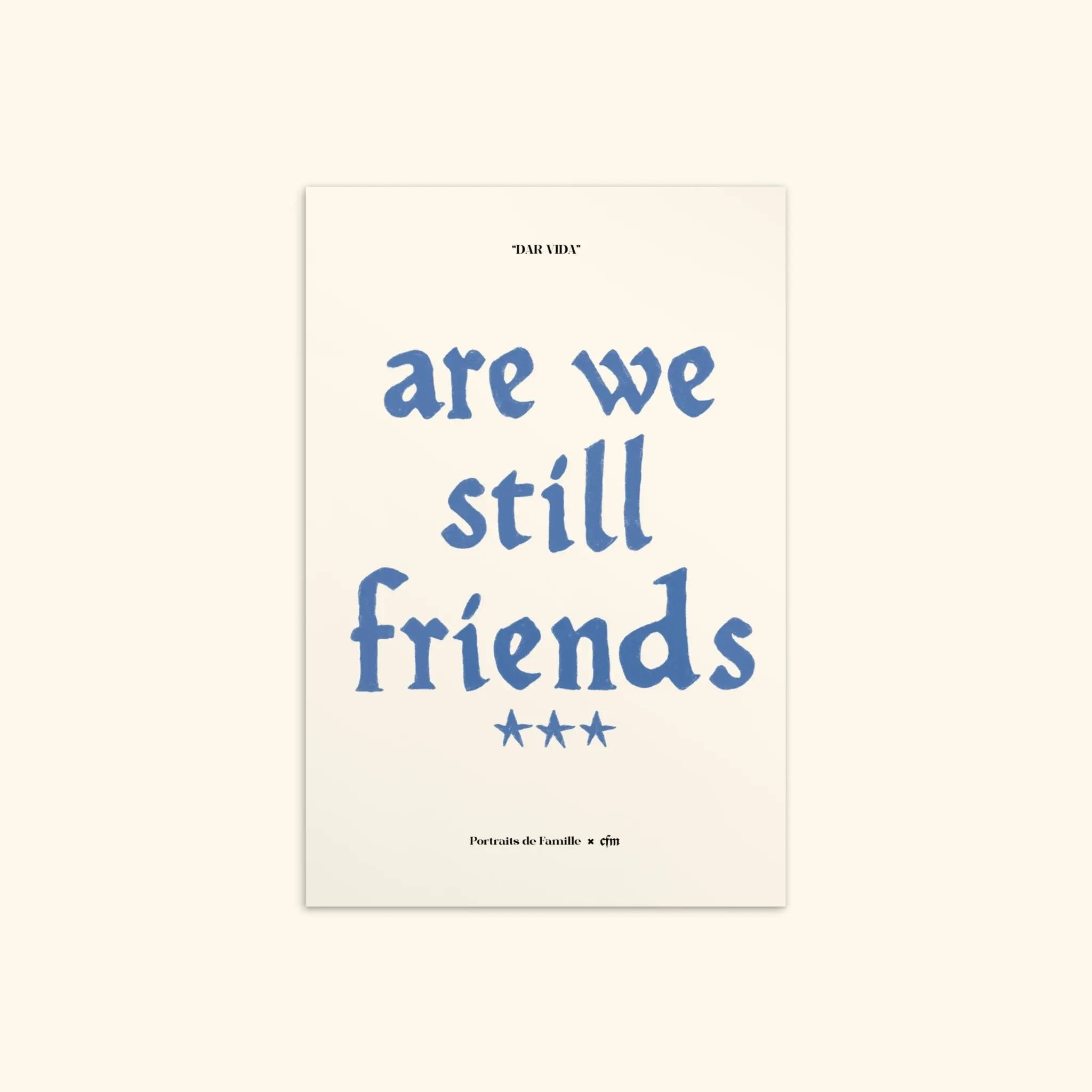 Portraits de Famille Dar Vida The Postcard Amigos Matte Paper Front