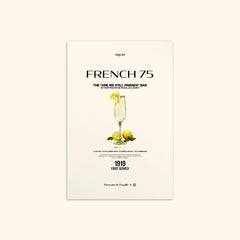 Portraits de Famille Liquid The Postcard French 75 Matte Paper Front