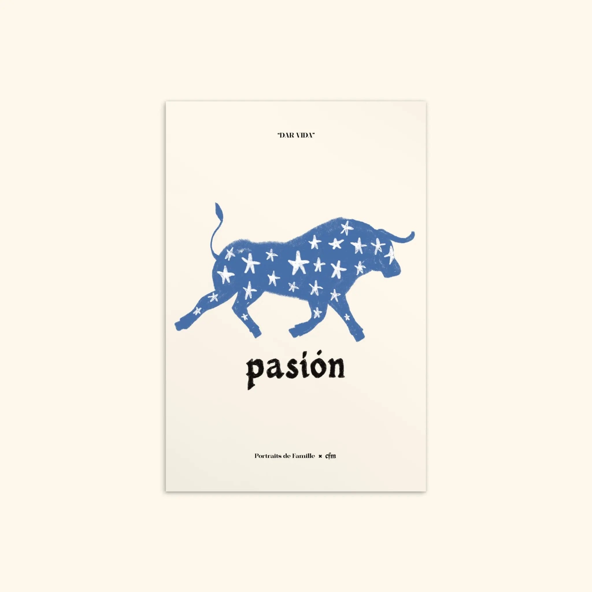 Portraits de Famille Dar Vida The Postcard Pasión Matte Paper Front