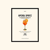 Portraits de Famille Dar Vida The Print Aperol Spritz High Quality Unframed Giclee Paper Type Hahnemuhle Pearl Paper