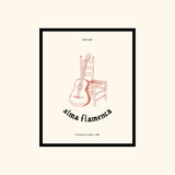 Portraits de Famille Dar Vida The Print Flamenca High Quality Unframed Giclee Paper Type Hahnemuhle Pearl Paper