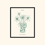 Portraits de Famille Dar Vida The Print Flor High Quality Unframed Giclee Paper Type Hahnemuhle Pearl Paper