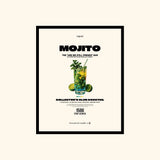 Portraits de Famille Dar Vida The Print Mojito High Quality Unframed Giclee Paper Type Hahnemuhle Pearl Paper