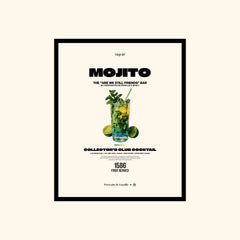 Portraits de Famille Dar Vida The Print Mojito High Quality Unframed Giclee Paper Type Hahnemuhle Pearl Paper