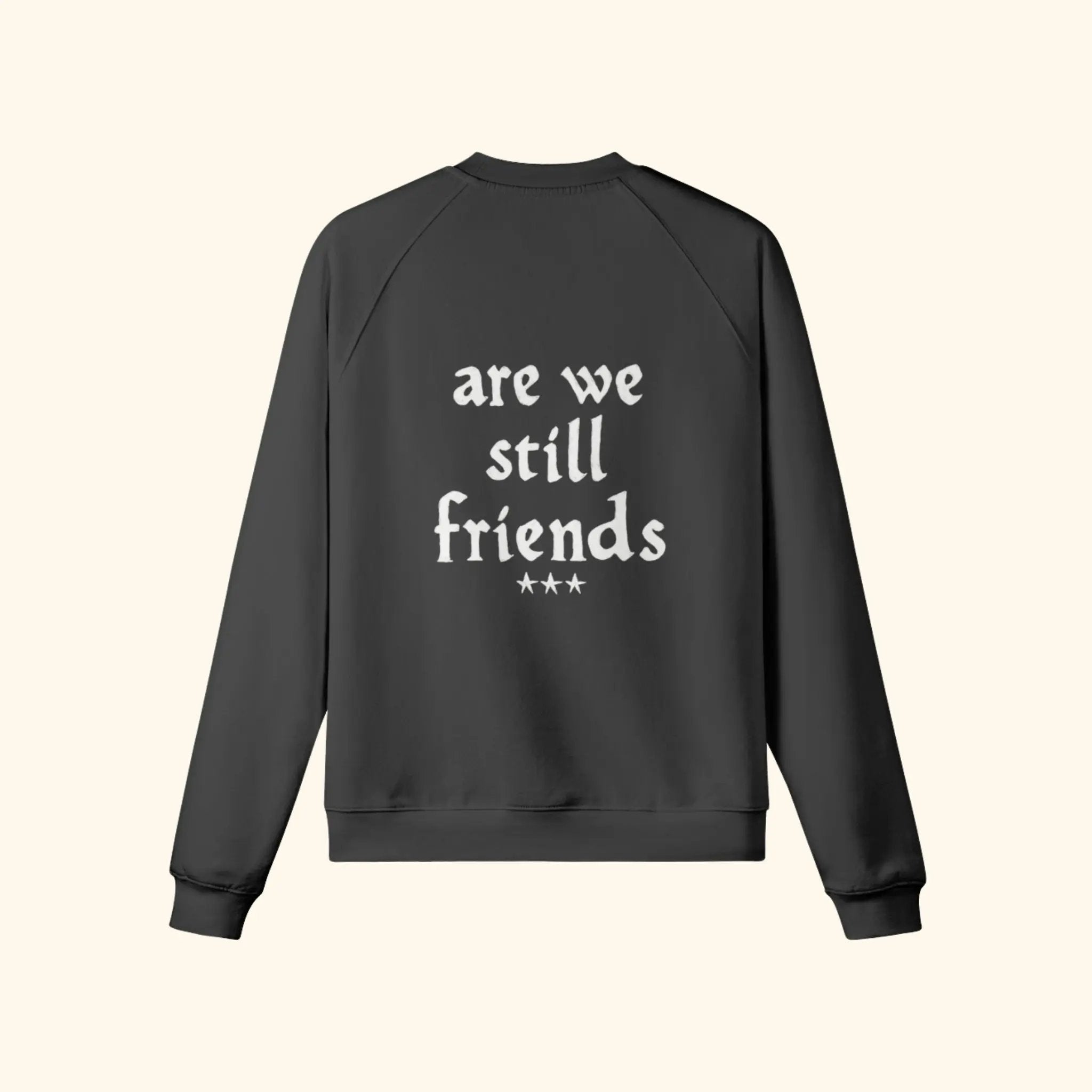 Portraits de Famille Dar Vida The Sweatshirt Amigos Midnight Black Heavy Cotton Back