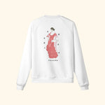 Portraits de Famille Dar Vida The Sweatshirt Bailaora Off White Heavy Cotton Back