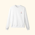 Portraits de Famille Dar Vida The Sweatshirt Bailaora Off White Heavy Cotton Front