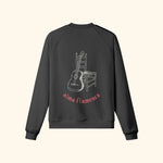 Portraits de Famille Dar Vida The Sweatshirt Flamenca Midnight Black Heavy Cotton Back