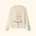 Portraits de Famille Dar Vida The Sweatshirt Flamenca Pastel Beige Heavy Cotton Back