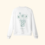 Portraits de Famille Dar Vida The Sweatshirt Flor Off White Heavy Cotton Back