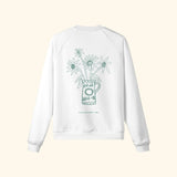 Portraits de Famille Dar Vida The Sweatshirt Flor Off White Heavy Cotton Back