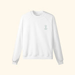 Portraits de Famille Dar Vida The Sweatshirt Flor Off White Heavy Cotton Front