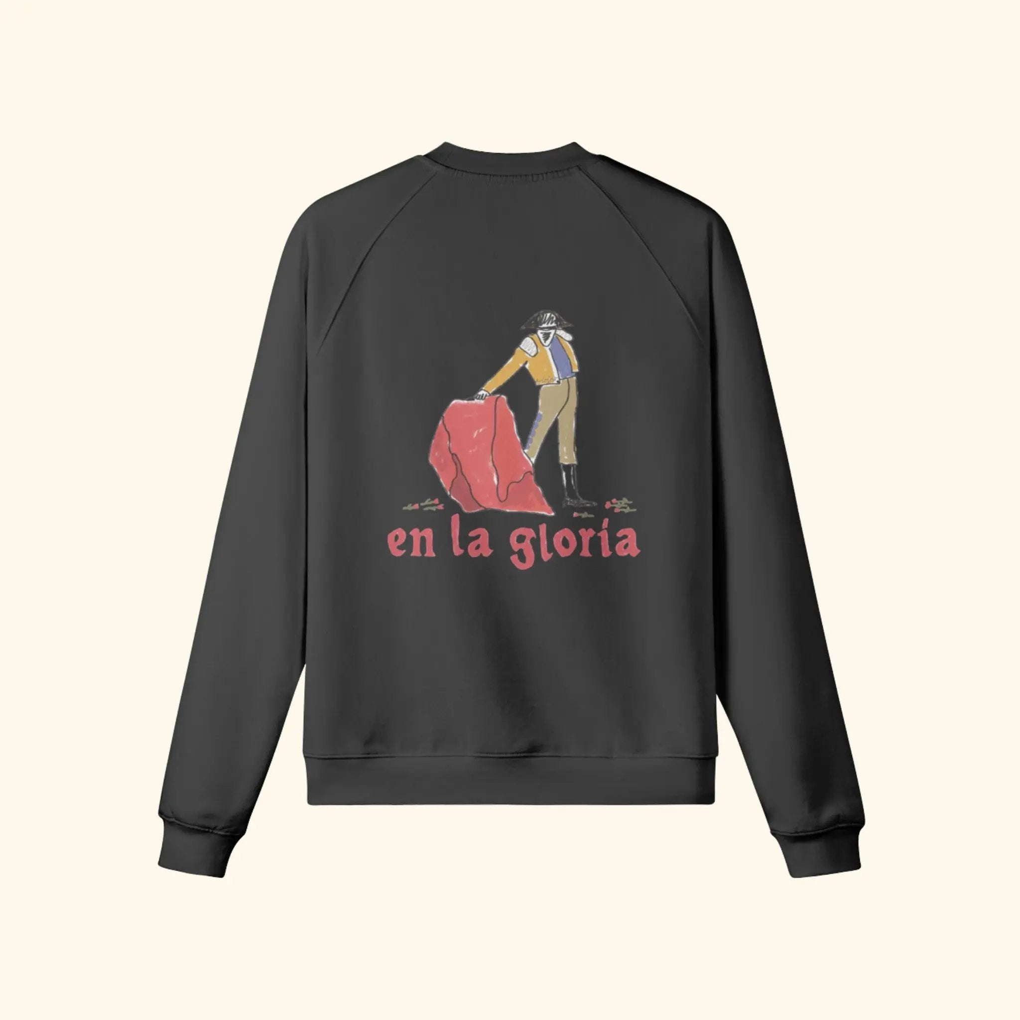 Portraits de Famille Dar Vida The Sweatshirt Gloria Midnight Black Heavy Cotton Back