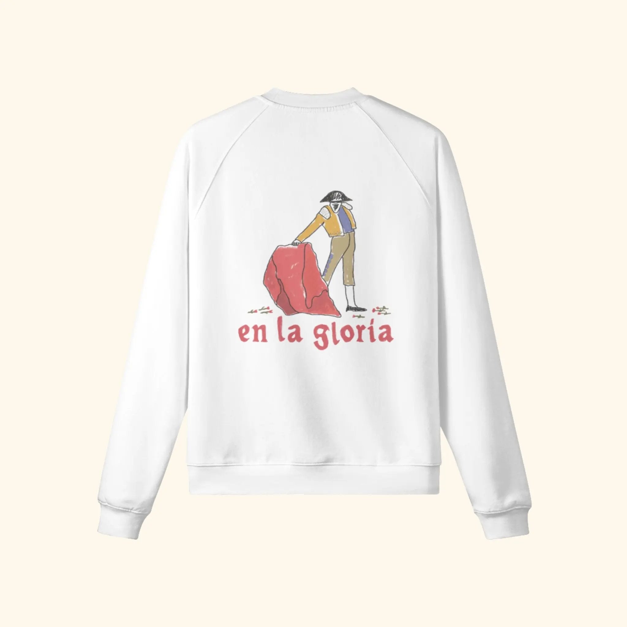 Portraits de Famille Dar Vida The Sweatshirt Gloria Off White Heavy Cotton Back