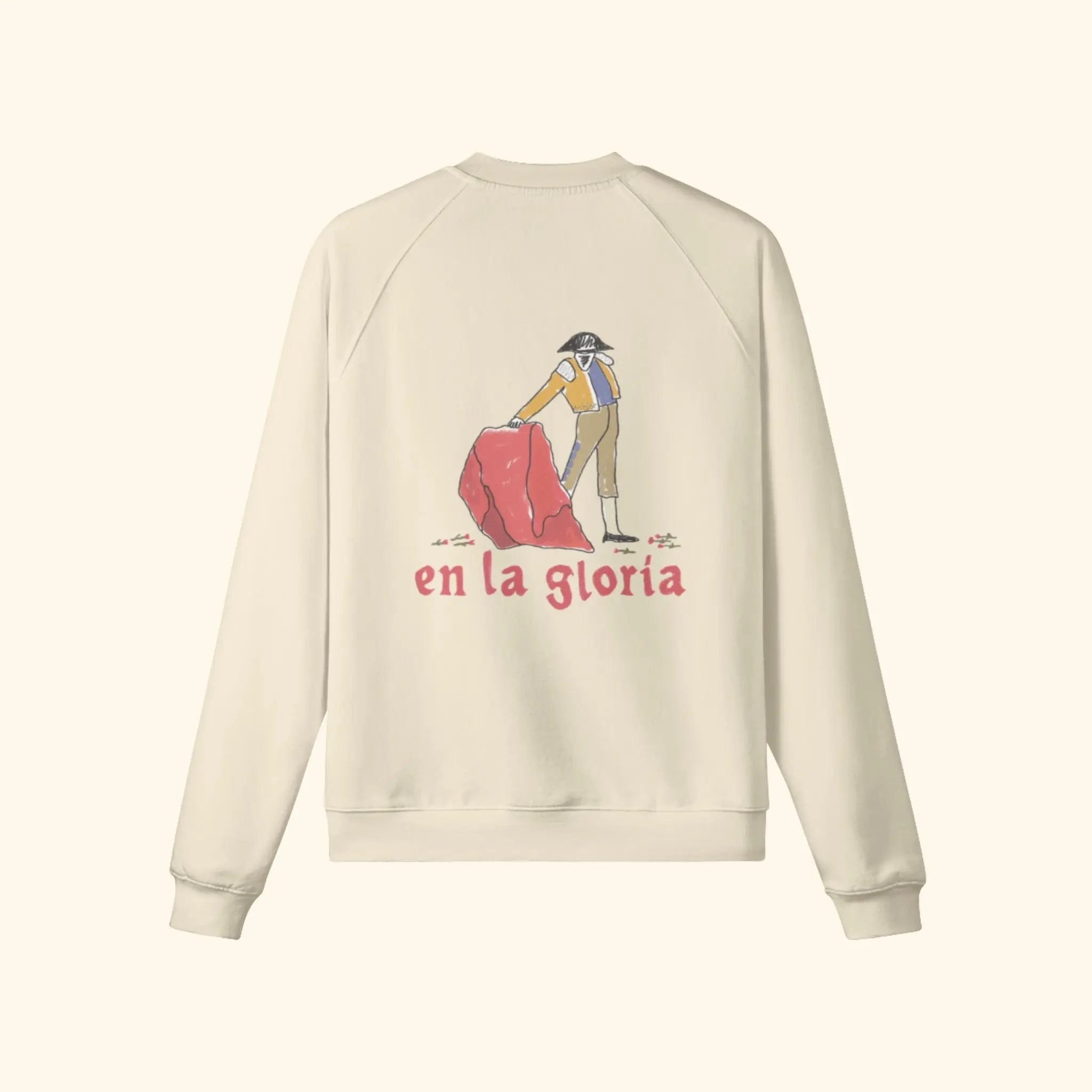 Portraits de Famille Dar Vida The Sweatshirt Gloria Pastel Beige Heavy Cotton Back
