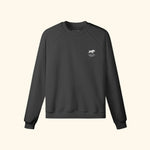 Portraits de Famille Dar Vida The Sweatshirt Pasión Midnight Black Heavy Cotton Front